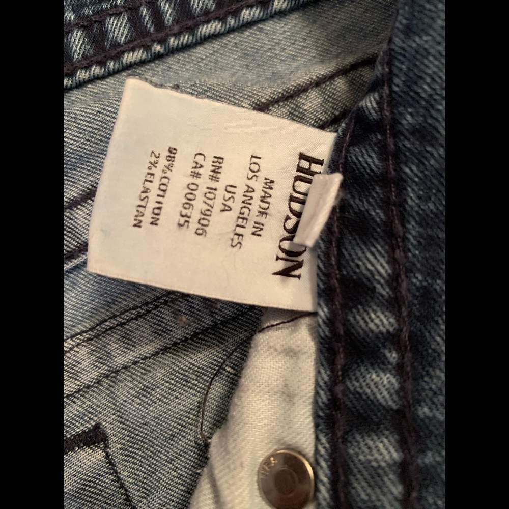 Hudson Made In USA Jeans - Picture 5 of 8